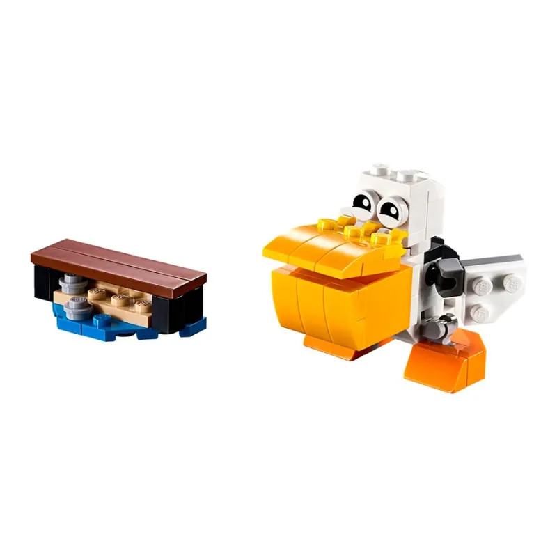 LEGO Pelican, Stackable Bag Building Blocks 62pcs 30571-1