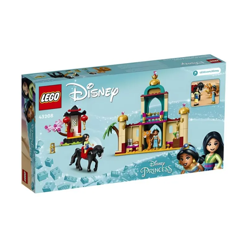 LEGO Disney Princess Collection, Jasmine And Mulan's Thrilling Adventures Building Blocks 176pcs 43208-4