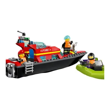 LEGO Fire Rescue Boat Building Blocks 144pcs 60373