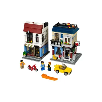LEGO LOGO Creator Creator3 in 1 Bike Shop And Café Building Blocks 1023 Pcs 31026