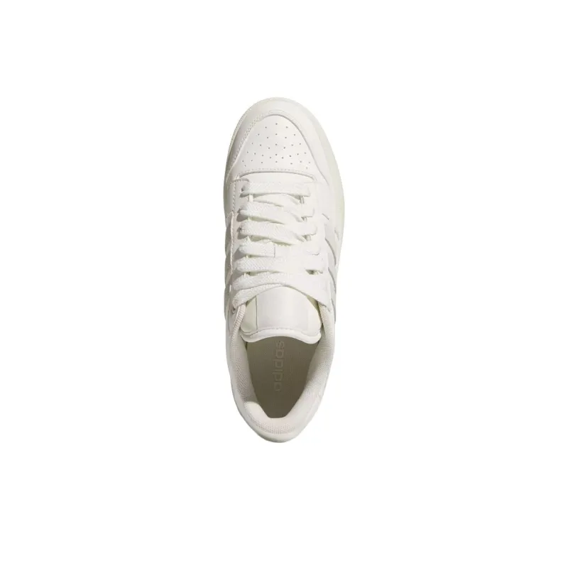 Adidas Court Slip Resistant Breathable Low Top Skateboard Shoes Women's White-4