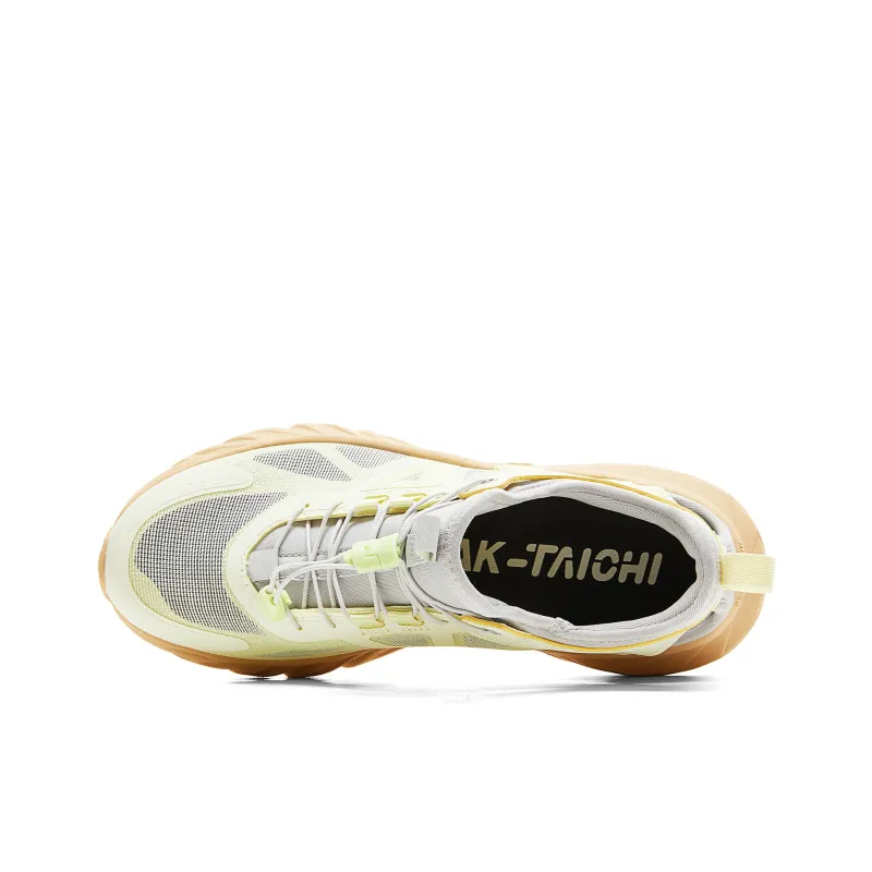 PEAK Cushioning Rebound Wear-Resistant Breathable Slip-Resistant Low-Top Running Shoes Women's Tea Green-3