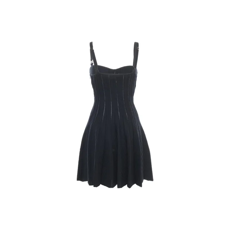 Elisabetta Franchi Pleated Knit Dress-1