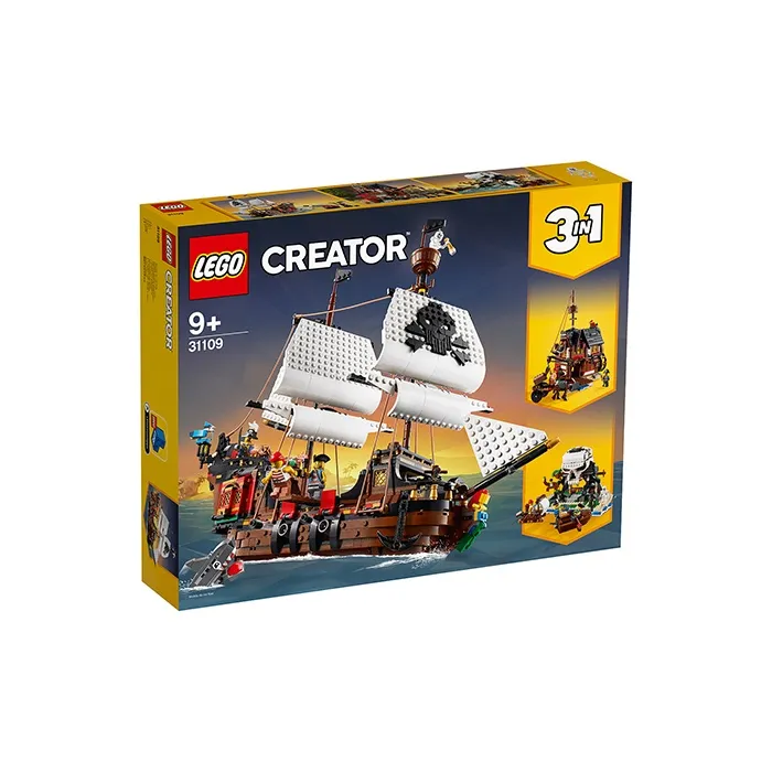 LEGO Pirate Ship Building Blocks 31109-1