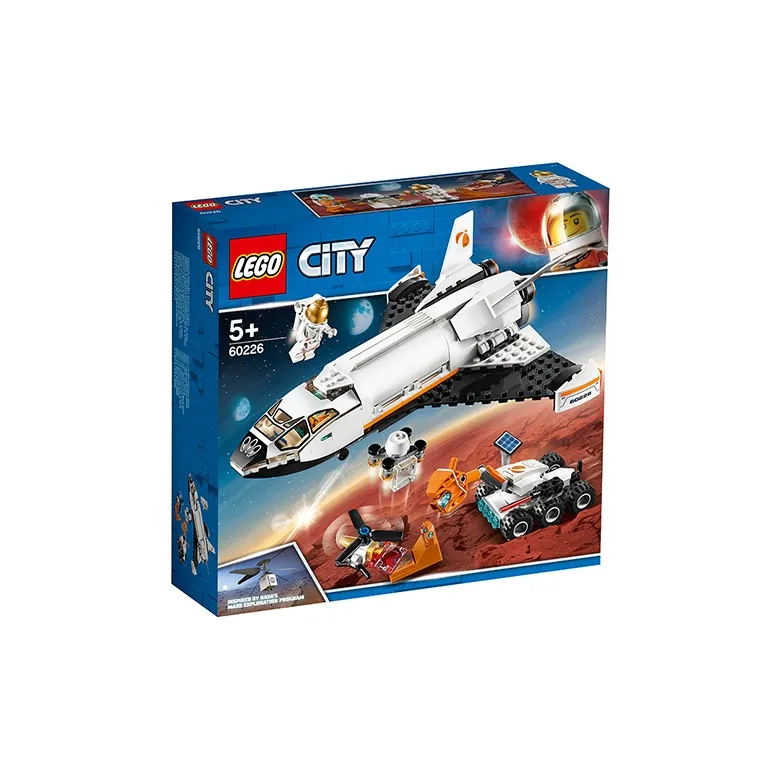 LEGO City Collection Mars Exploration Space Shuttle Building Blocks 60226-1