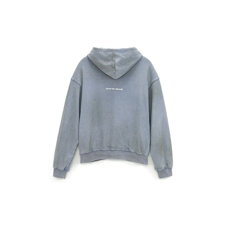 VANN VALRENCÉ Sweatshirt Unisex Gray Blue-1