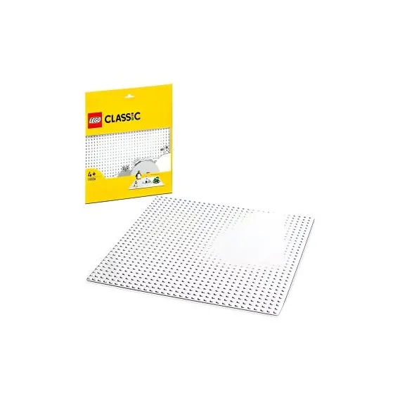 LEGO White Baseplate Building Blocks 11026-1