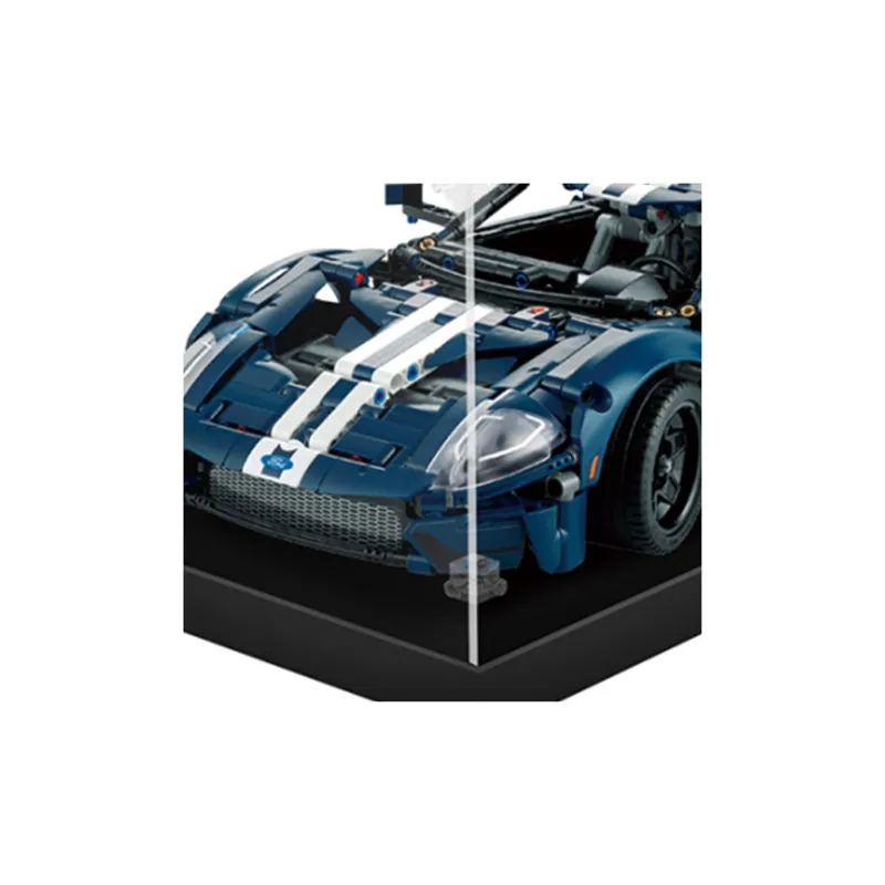LEGO Ford GT & Minimalist Full Transparent Mix and Match Version Display Case Building Blocks 42154  Display Case 2-2