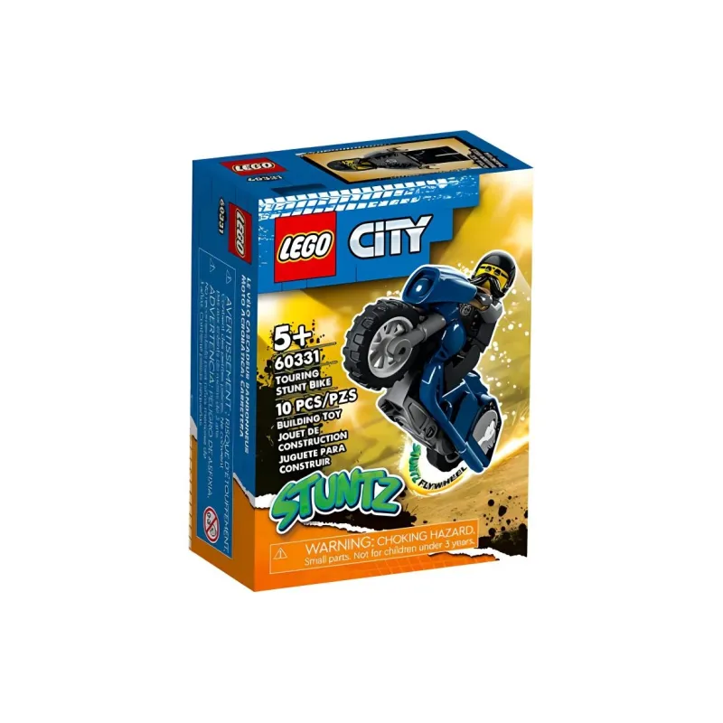 LEGO City Collection Touring Performance Stunt Motorcycle Building Blocks 10pcs 60331-1