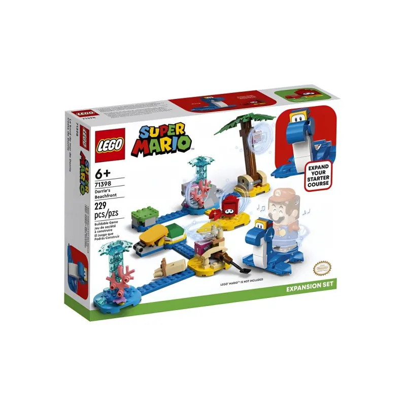 LEGO Super Mario Collection, King Of The Koopas' Beach Expansion Levels Building Blocks 229pcs 71398-1