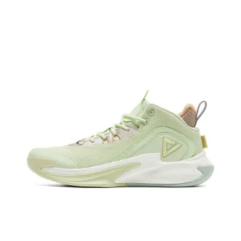 PEAK Cushioning Rebound Height Increasing Abrasion Resistant Slip Resistant Low Top Basketball Shoes Men's Tea Green