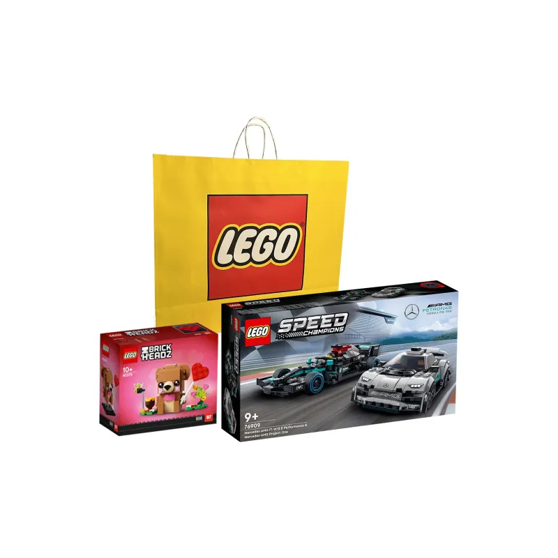 LEGO Mercedes-AMG F1 W12 E Performance & Mercedes-AMG Project One Building Blocks 76909-0