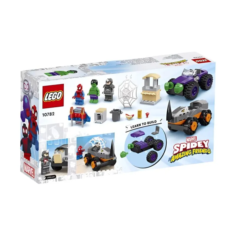 LEGO Hulk Vs. Rhino Truck Showdown Building Blocks 10782-1