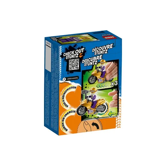 LEGO City Collection Stunt Motorcycle Selfie Building Blocks 60309-1