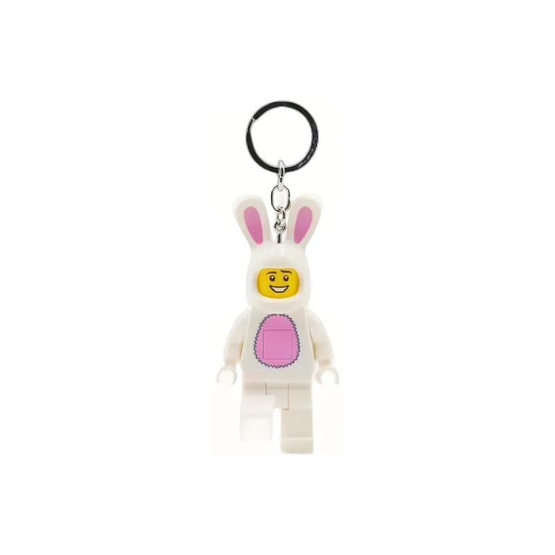 LEGO Figure Print Collection Rabbit Glow in The Dark Keychain Building Blocks 0 300 LGL KE73H-0