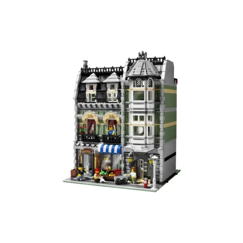 LEGO Street Scene Collection Green Mixed Goods Store Building Blocks 10185