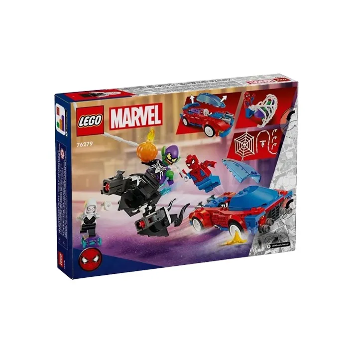 LEGO Spider-Man Race Car & Venom Green Goblin Building Blocks 76279-4