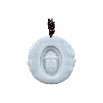 Liu Jinfu Glutinous Jade Jadeite Necklaces Men's