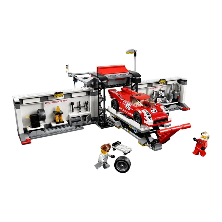 LEGO Super Racing Collection Porsche 919 Hybrid And 917K Pit Stops Building Blocks 732pcs 75876-1
