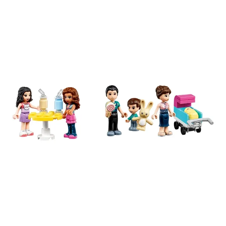 LEGO Good Friend Collection Heart Lake City Large Shopping Plaza Building Blocks 1001 2000 41450-2
