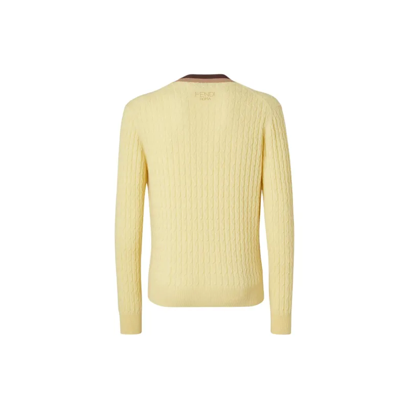 FENDI Sweaters Men Yellow-1