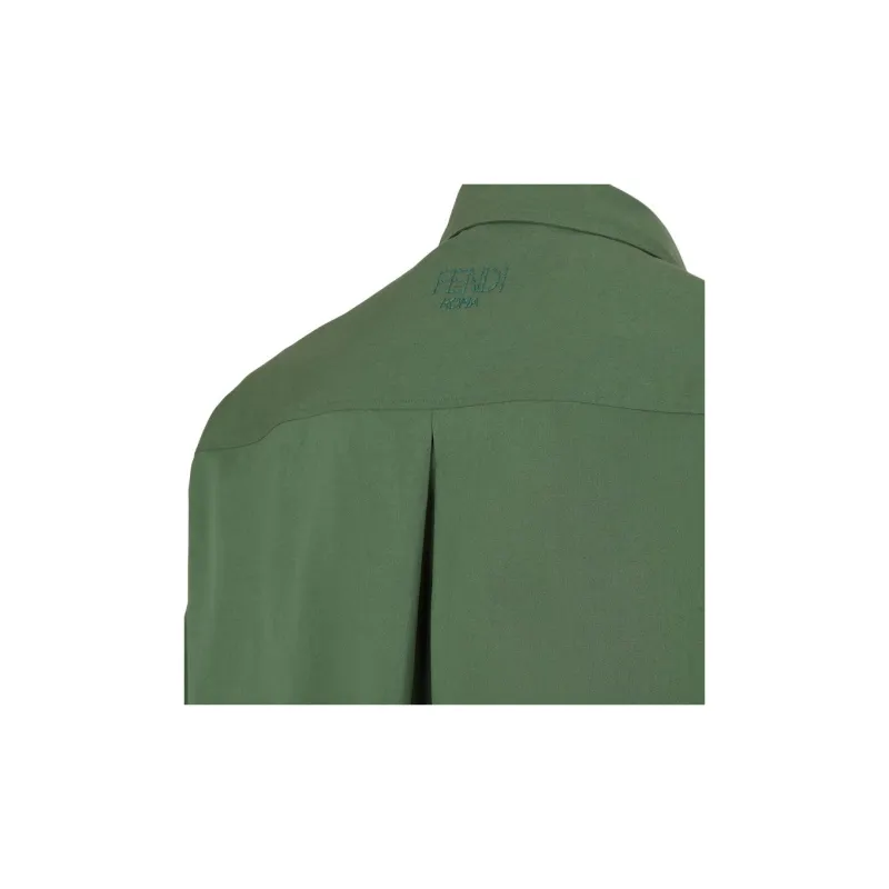 FENDI Short Sleeved Buttoned Shirt-3