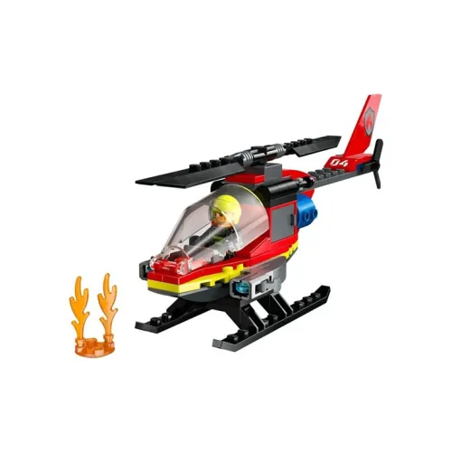 LEGO City Collection Fire Helicopter Building Blocks 85pcs 60411