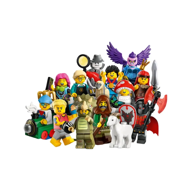 LEGO Collectible MiniFigures Collection 25th Season, Full Set Of 12 Styles Building Blocks 0 300pcs 71045-0