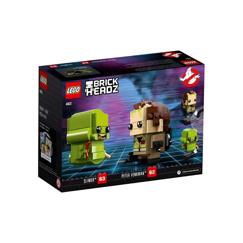 LEGO Brickheadz Collection Ghostbusters Peter Venkman & Slime Building Blocks 228 41622-3