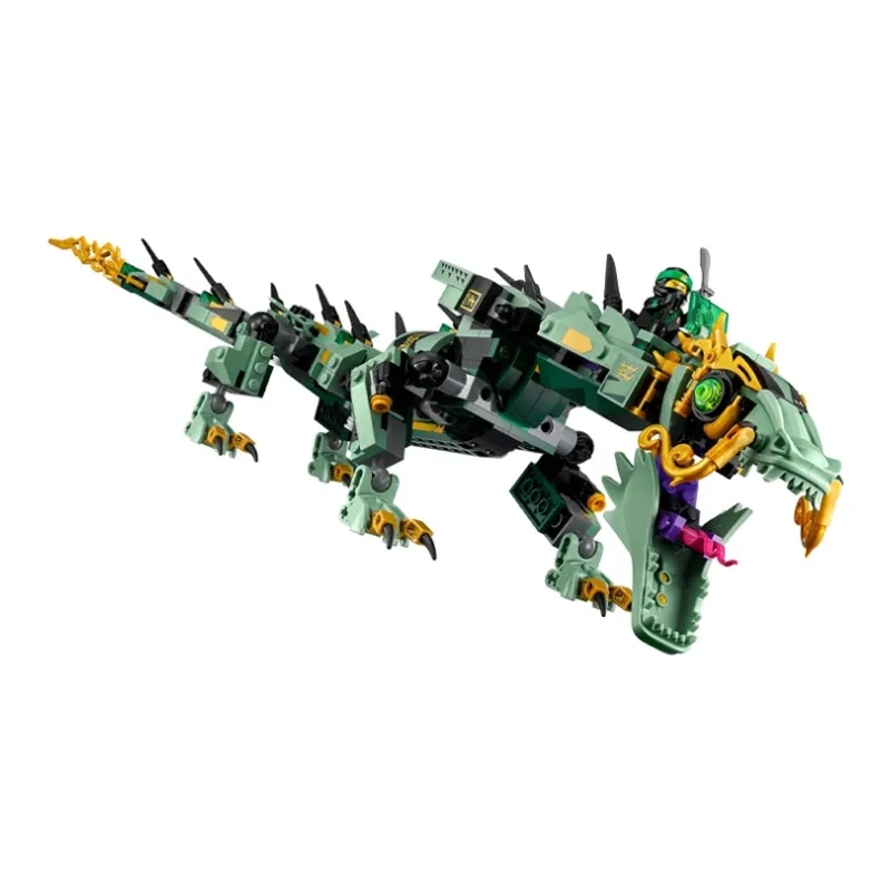 LEGO Phantom Ninja Collection Green Ninja's Flying Mecha God Dragon Building Blocks 70612-2