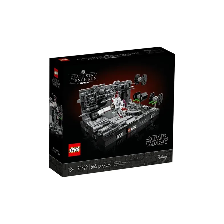 LEGO Death Star Trench Run Diorama Building Blocks 75329-1