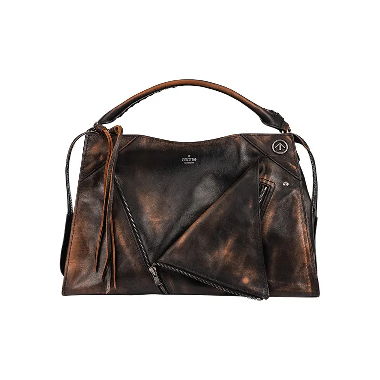 GROTTO Calfskin Crossbody Bag, Handbag Trumpets Unisex Multicolor-1