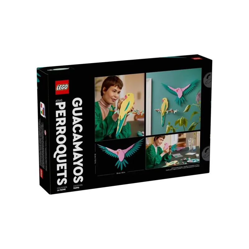 LEGO Animal Collection Hyacinth Macaw Building Blocks 644pcs 31211 1-2