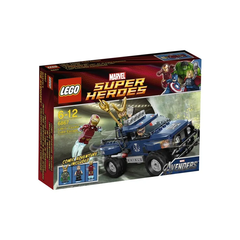 LEGO Super Hero Collection Loki Seizes Universe Cube Building Blocks 6867-2
