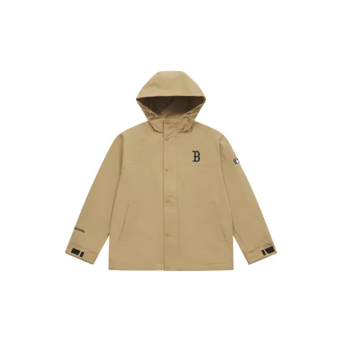 MLB Boston Red Sox Jacket Unisex Beige Yellow