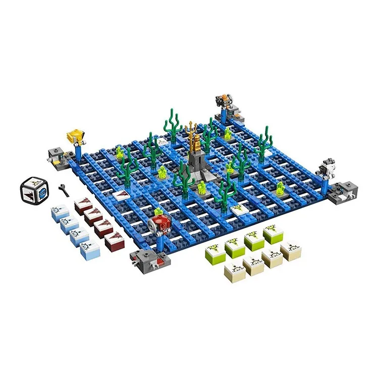 LEGO Board Game Atlantis Treasure The Treasure Of Atlantis Building Blocks 3851y-1