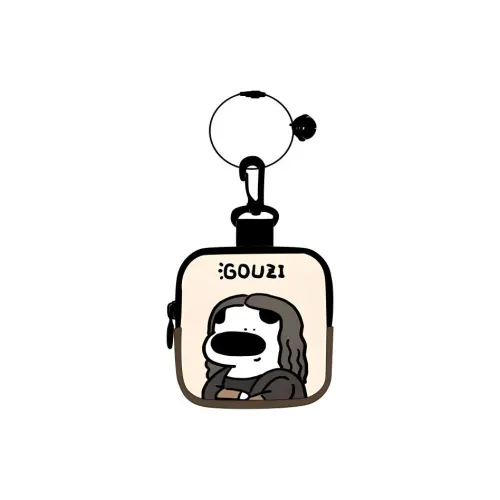 NEARAY X Salt Eating Fish, Collaboration Polyester Storage ID Pocket Coin Purse Trumpets Unisex Mona Lisa's Smile