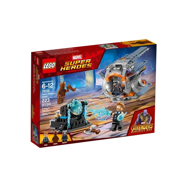 LEGO Marvel Superhero Collection Thor Weapon Search Record Building Blocks 0 300 76102-5