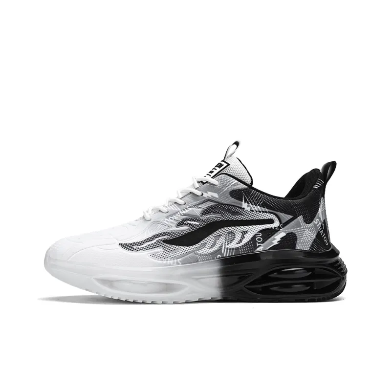 TONYBEAR Cushioning Breathable Height Increasing Low-Top Running Shoes Men's-12