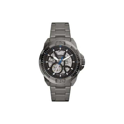 heel Wrist Watch Automatic Mechanical Movement Stainless Steel Strap 44mm Cut Out Dial Men's Watches