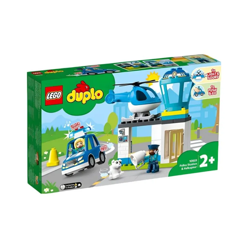 LEGO Collection Police Station And Police Helicopter Building Blocks 0 300 10959-2