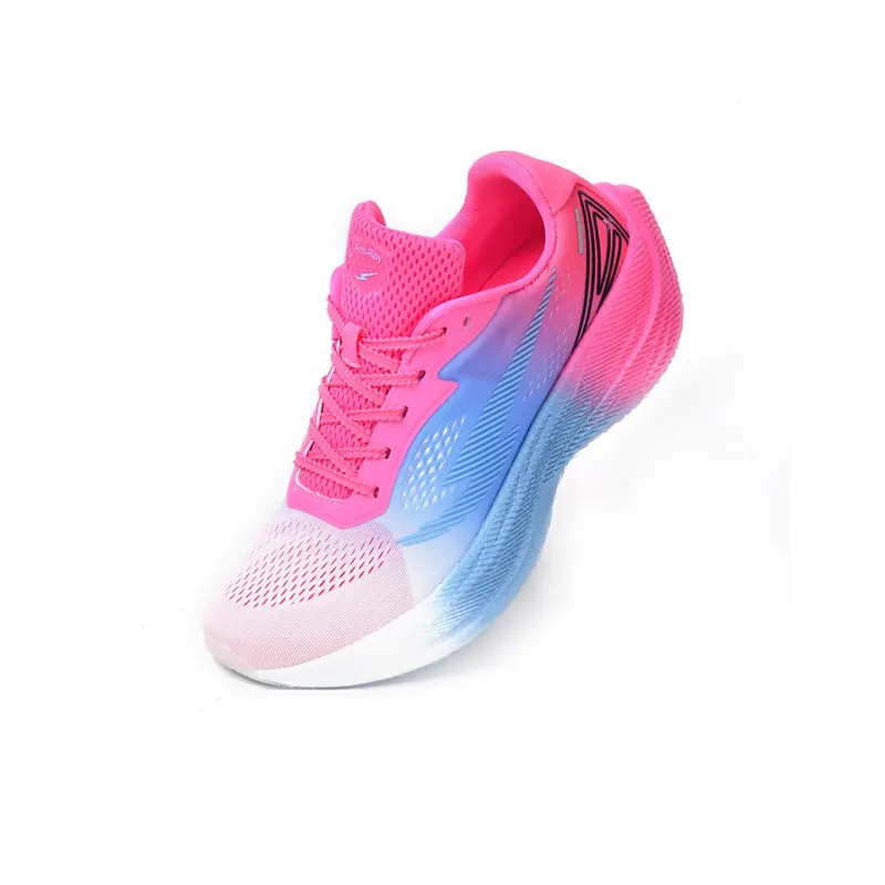Against the grain Running Shoes Unisex Low Top Cerulean Pink-3