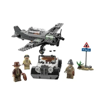 LEGO Indiana Jones Series Fighter Pursuit Building Blocks 387pcs 77012