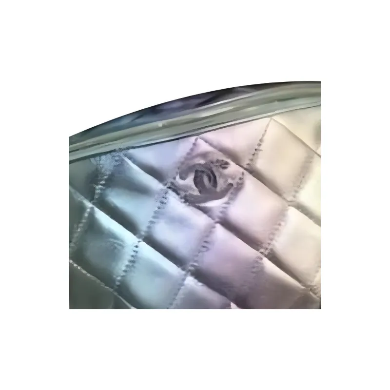 CHANEL Gradient Metal Texture Lambskin Fanny Pack Women's Iridescent Pink & Purple & Green-1
