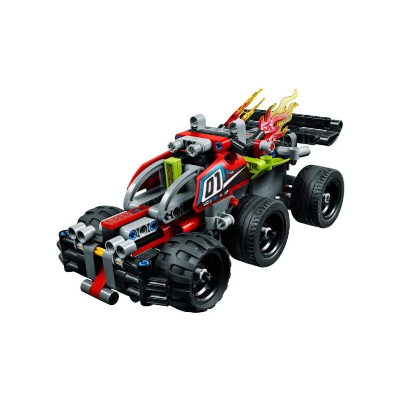 LEGO Technology Mechanical Set Car Model High Speed Racing Intense Firepower Attack Building Blocks 139 Pcs/pzs 42073-3