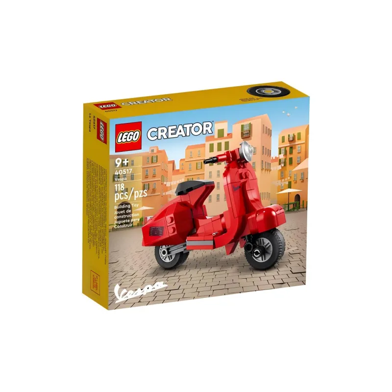 LEGO Creator Mini Vespa Motorcycle Building Blocks 0-300pcs 40517-1