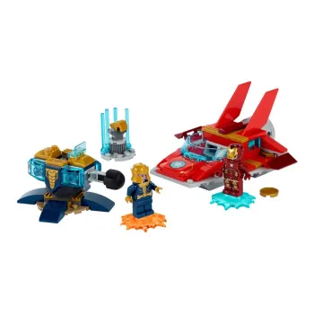 LEGO Super Hero Collection Marvel Iron Man Collection Iron Man Vs Thanos Building Blocks 76170