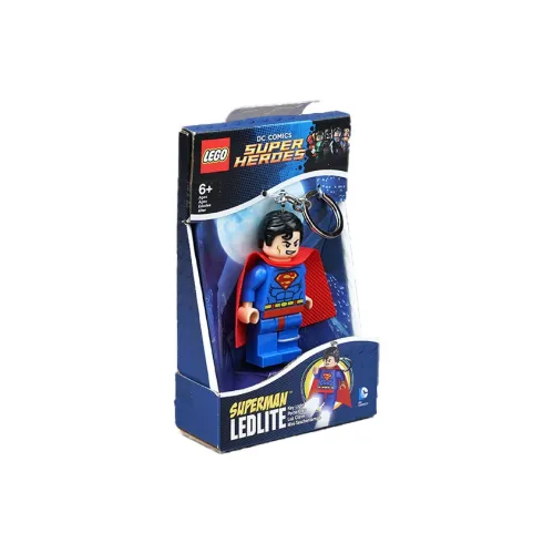 LEGO Super Hero Collection Superman Glow in The Dark Keychain Building Blocks 0 300pcs LGLKE39