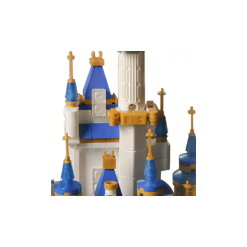 LEGO Mickey Mouse Mini Disney Castle & Glass Lamp Shade Unibody Display Case Building Blocks 301 600 40478 3-2