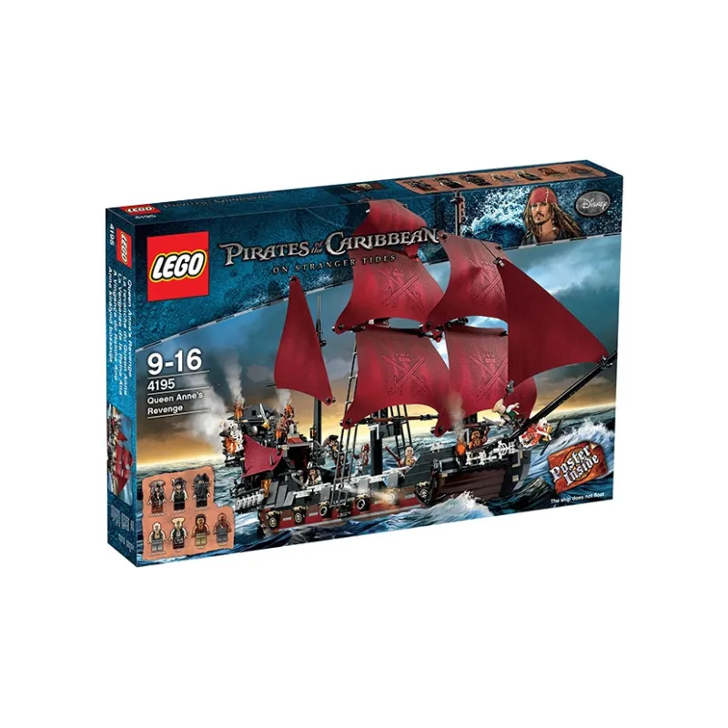 LEGO Pirates Of The Caribbean Collection Annie Queen Revenge Pirates Of The Caribbean Characters Building Blocks 4195-2